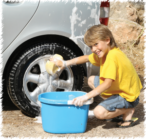 boy washing car The Kingdom Code Blog 5 Things Your Kids Don't Know How to Do
