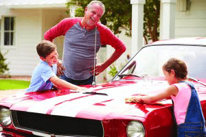 The Kingdom Code - father teaching kids the value of hard work