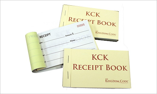 KCK Receipt Book